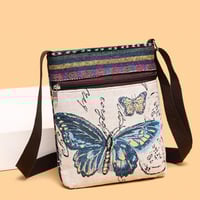 حقيبة كتف للهاتف مطرزة