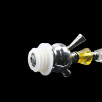 جلدة عامود الشيشة من السيليكون لون اسود