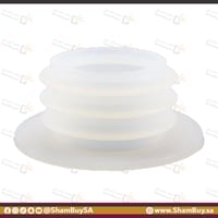 بالجملة - جلدة عامود الشيشة من السيليكون لون ابيض...