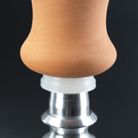 بالجملة - جلدة راس شيشة من السيليكون لون ابيض 1كيس...