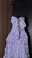 فستان بنفسجي سهره