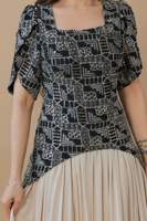 فستان أنيق يجمع بين الطابع الكلاسيكي واللمسة العصر...