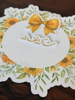 شهادة نجاح بثيم ورد أصفر