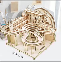 لغز خشبي ثلاثي الأبعاد – مجموعة بناء ميكانيكية بتش...
