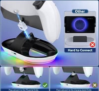 قاعدة شحن وحامل لاسلكي لوحدات تحكم PS (متوافق PS4/...