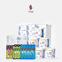 مجموعة المناديل والبلاستيك من سديل