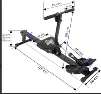 جهاز تجديف منزلي قابل للتعديل 12 ترس [Delta Power...