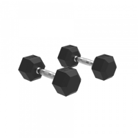 Rubber Coated Hex Dumbbells [MD Buddy | MD2102] دم...