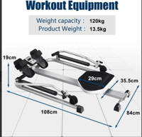 جهاز تجديف منزلي [Delta Power | DP-ROW-5284] Hydra...