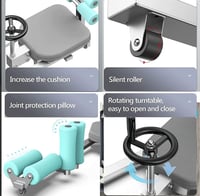 جهاز تمديد الساق والفخذ قابل للتعديل – لمرونة 180...