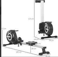 جهاز تجديف مغناطيسي منزلي قابل للطي [Delta Power |...