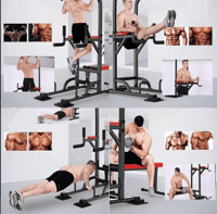 برج تمارين متعدد الوظائف للعقلة والمتوازي وتمارين...