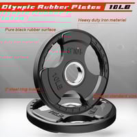 قطعة من اقراص الأوزان المطاطية 25 كجم [Delta Power...