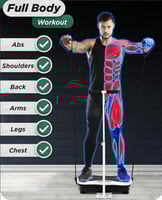 جهاز منصة الاهتزاز بالمقود ونقاط الوخز المغناطيسي...