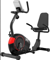 دراجة تمارين مغناطيسية لكبار السن بحامل طاولة [Del...