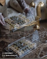 صينية تقديم حلى مع مبخرة