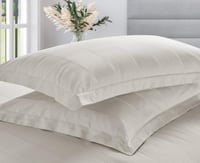 مفرش سرير فندقى كانون سادة مزدوج 6 قطع