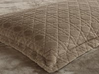 مفرش شتوي كانون فلانيل مخمل طقم مزدوج 6 قطع - بني...