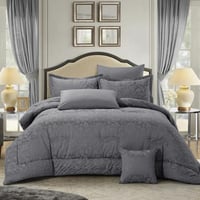 مفرش سرير صيفي كانون جاكار قطن 100% مزدوج 7 قطع -...