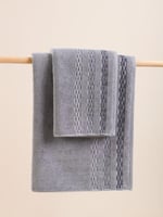 منشفة استحمام كانون قطن 100% فائقة النعومة -رمادي