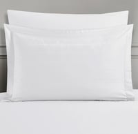 مفرش صيفي فندقي كانون مزدوج 6 قطع - أبيض