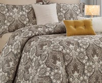 مفرش تيران صيفي طقم مزدوج 9 قطع أناقة تزين غرفتك