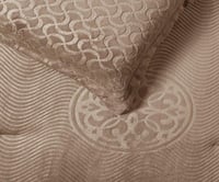 مفرش شتوي لندن فلانيل كانون مفرد ونص كوين 4 قطع بي...