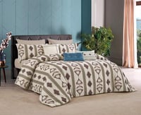 مفرش تيران صيفي طقم مزدوج 9 قطع أناقة من أول نظرة