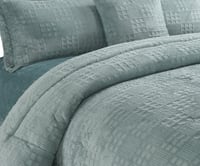 مفرش شتوي فلانيل محفور كانون مزدوج 7 قطع تيفاني فا...