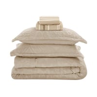 مفرش شتوي مخمل فلانيل جاكار بورن اوت كانون مزدوج -...