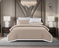 مفرش سرير صيفي مزيان قطن بحشو متحركة مزدوج 7 قطع -...