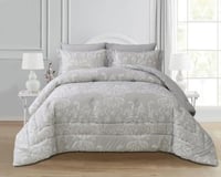 مفرش صيفي فيلدكريست قطن100% مشجر مزدوج 6 قطع - رما...