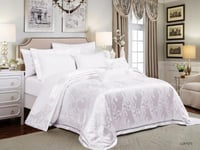 مفرش سرير عرائس كانون أبيض