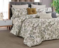 مفرش تيران صيفي طقم مزدوج 9 قطع ألوان هادئة راقية