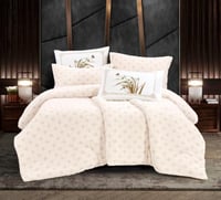 مفرش شتوي شفشاون مفرد ونص 4 قطع فرو ارنب جاكار - ب...