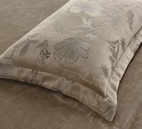 مفرش شتوي فلانيل كانون مزدوج كينغ 7 قطع بيج غامق