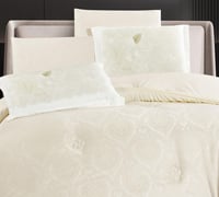 مفرش صيفي ناهد مزدوج سكري 6 قطع فاخرة