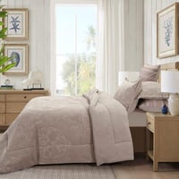 مفرش شتوي مخمل فلانيل جاكار بورن كانون مزدوج بني ف...