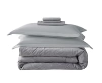 مفرش شتوي JQ  كانون مخمل فلانيل جاكارد - رمادي