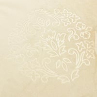 مفرش سرير هفين كانون شتوي مخمل مزدوج 6 قطع-كريمي