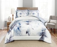 مفرش سرير صيفي دانا كانون قطن 100% مزدوج 6 قطع ابي...