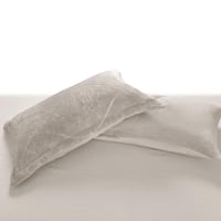 مفرش رينال كانون شتوي مخمل فلانيل مزدوج 6 قطع-بيج