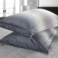 مفرش يوني كانون مقلم شتوي مخمل مزدوج 6 قطع-رمادي غ...