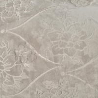 مفرش رينال كانون شتوي مخمل فلانيل مزدوج 6 قطع-بيج