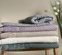 منشفة وجه مصري قطن 100% - A600 من وفت