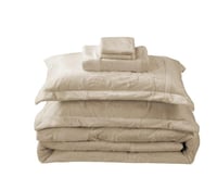 لحاف شتوي كانون فلانيل جاكار كينغ مزدوج طقم 6 قطع-...