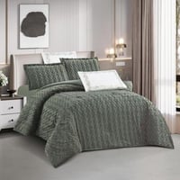 مفرش سكاريا شتوي فرو الأرنب و مخمل مزدوج 6 قطع - ز...