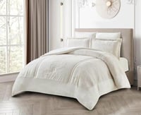 لحاف شتوي كانون فلانيل جاكار كينغ مزدوج طقم 6 قطع-...