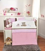 مفرش اطفال حواجز كانون 7 قطع قطن 100%