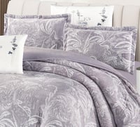 مفرش سارة شتوي فلانيل مخمل مزدوج 6 قطع مشجر ليزر د...